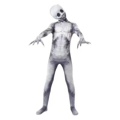Halloween Zombie Jump Suit Kids Costume White Skeleton