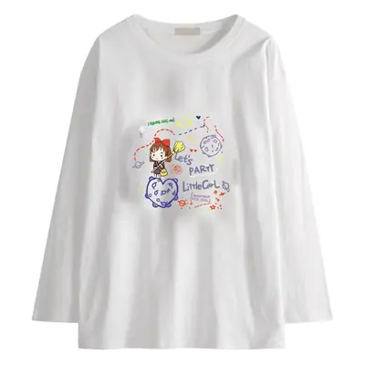 Pregnant Women's White Graphic T-Shirt All Season