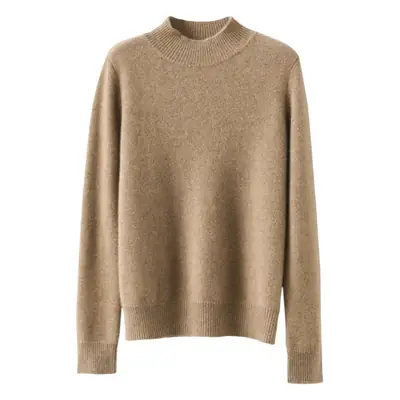 Women's Pink Core Spun Half Turtleneck Sweater