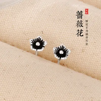 Rose Flower Earrings for Women Summer 2022