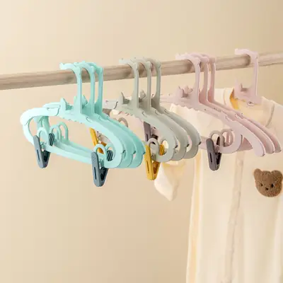 10 Pcs Multi-Functional Retractable Hanger for Baby & Kids