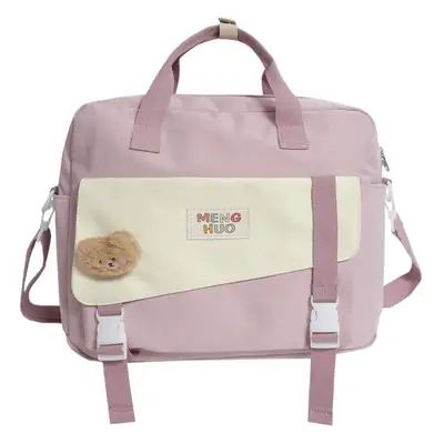 2022 New Korean Style Blue Canvas Messenger Bag for Girls