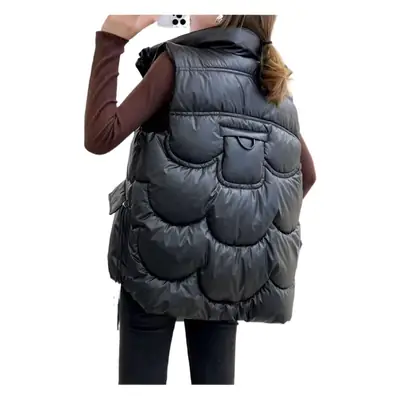 Women's 2025 Wash-Free Glossy Down Vest Winter Outer Vest