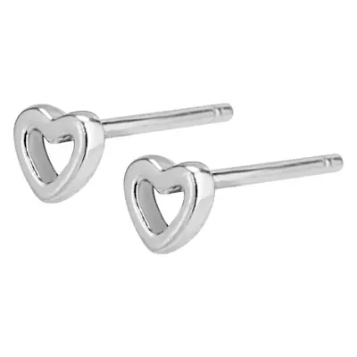 Sterling Silver Heart Earrings for Women