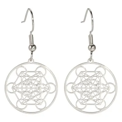 Titanium Cut Out Hoop Earrings for Girls