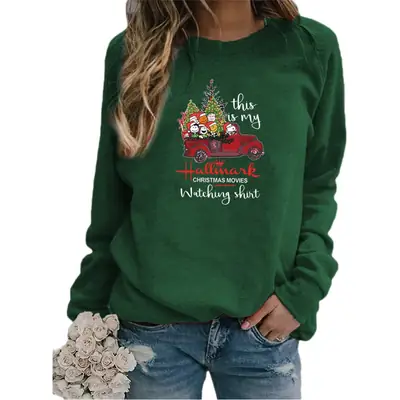 Merry Christmas Holiday Shirt Yellow Round Neck