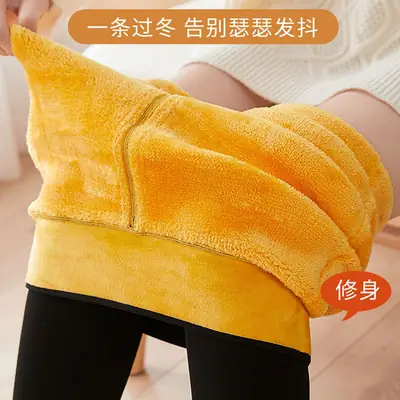 700g Wool Leggings Women Warm Thick Winter Pants