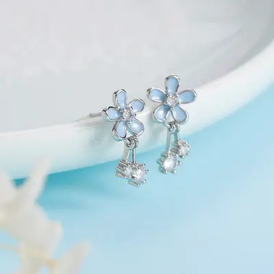 Women Daisy Tassel Earrings Mori Style Fresh Sweet Flower 2022