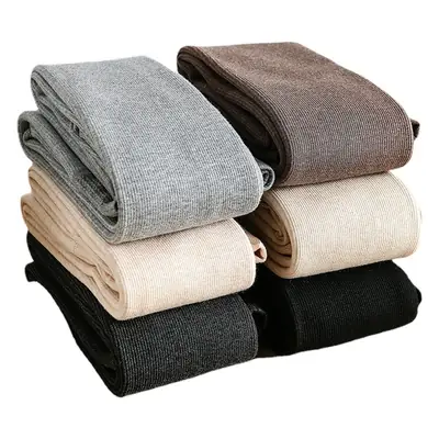 Women Fleece Lined Leggings Black Gray Winter Warm