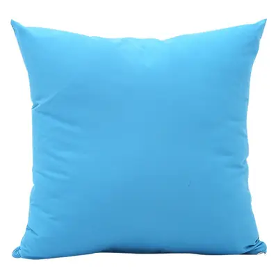 Blue Brushed Modern Living Room Pillowcase