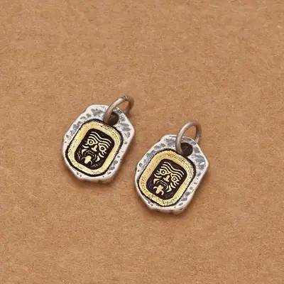 S925 Sterling Silver Xizang Zakiram Pendant Clip