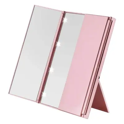 Foldable Makeup Mirror with LED Light 70% Off