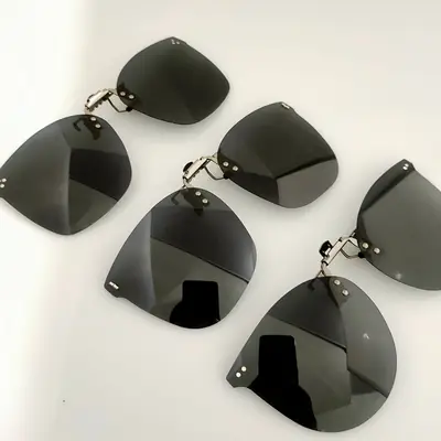 Polarized Clip Frame Sunglasses for Men Women
