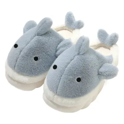 Blue Dolphin Furry Winter Women's Slippers