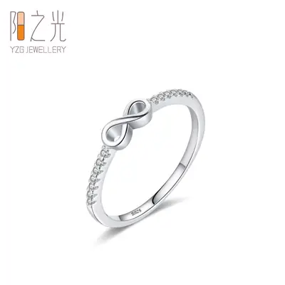 S925 Silver Knot Ring for Women Elegant Sweet Design