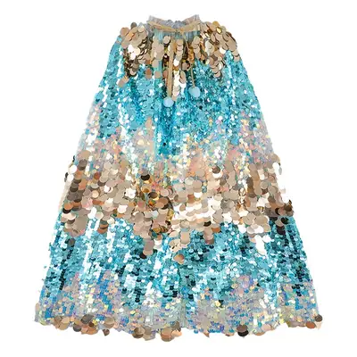 Girls Mermaid Skirt Sequin Glitter Pink 2025