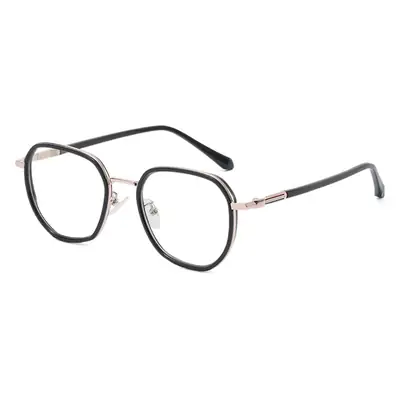 Women's Anti-Blue Light Eyebrows Glasses Gold Frame