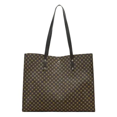 Vintage Croc Pattern Yellow Tote Bag for Women