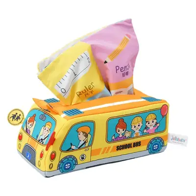 Jollybaby Tissue Box Pumping Toy for 3M Old Baby