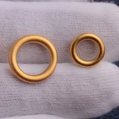 Golden Hand Woven Ring Ring Retainer for Men Women
