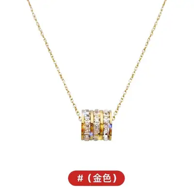 Titanium Steel Necklace for Women Gold Color