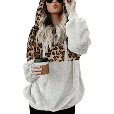 Women Woolen Lapel Jacket Suit Pink Winter Casual