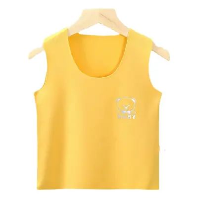 Children's Warm Sleeveless Vest Beige Baby Wear