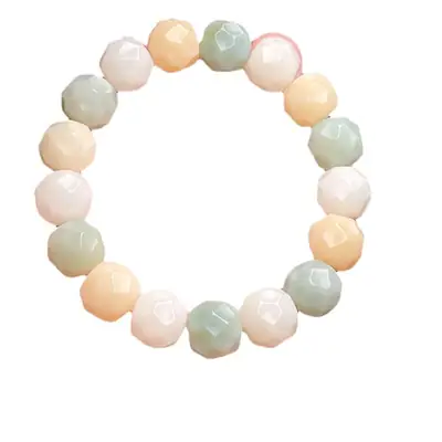 Men Women Bodhi Root Carved Bracelet Multi Treasure Color