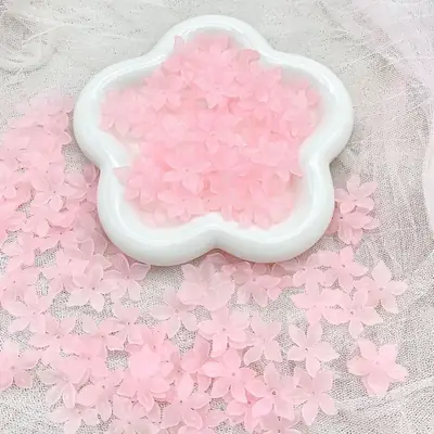Purple Floral Net Decorative Flowers DIY Jewelry
