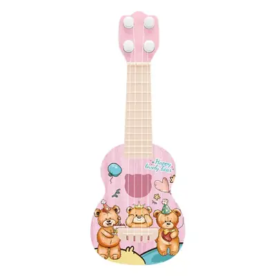 Children's Cartoon Dinosaur Ukulele Toy Musical Instrument