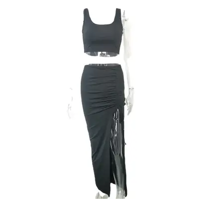 2-Piece Sexy Skirt Suit Brown Slim Fit 2025