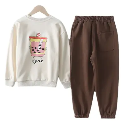 Korean Style 3D Pocket Baby Suit Cream Brown