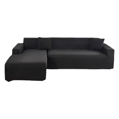 Waterproof Chaise Sofa Cover Black All Season