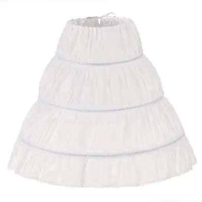 Black Tiered Princess Skirt for Girls Wedding Dress