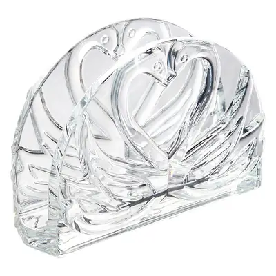 Clear Glass Vertical Tissue Holder for Kitchen & Desktop