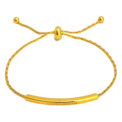 Golden Retro Letter Bracelet for Women