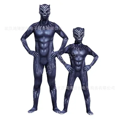 Black Panther One-Piece Bodysuit Halloween Adult Costume