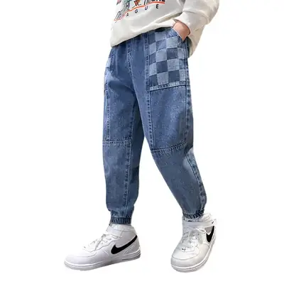 Boys Jeans Korean Style Medium Large 2025