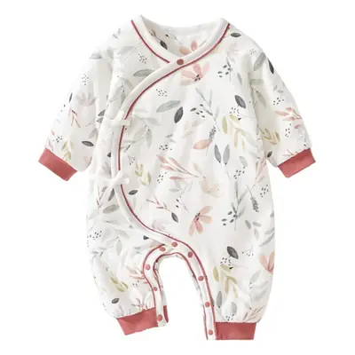 Newborn Full Moon Print Cotton Jumpsuit for Baby