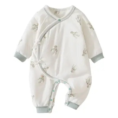 Newborn Baby Suit Pure Cotton Warm Winter Light Print