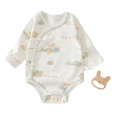 Baby Long Sleeve Onesie with Cute Bear Print