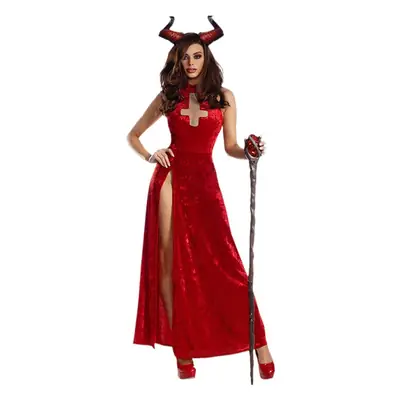 Halloween Witch Masquerade Costume Demon Queen Vampire Cosplay