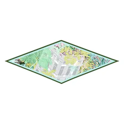 Early Autumn Diamond Scarf Garden Decorative Silk Scarf