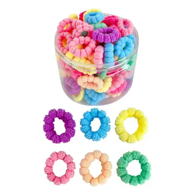 Black Rubber Thumb Hair Band for Girls