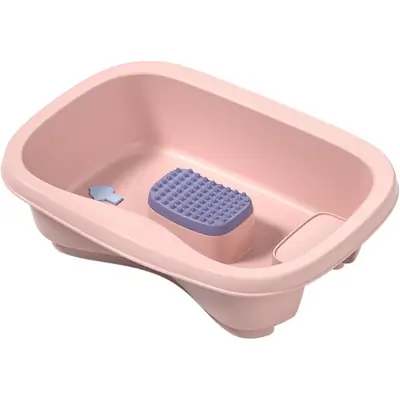 Mist Green Shampoo Basin for Pregnant Women Lying on Bed