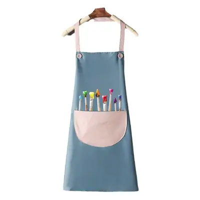Children's Rainbow Painting Apron Sleeveless Protective Baby Cooking Wear