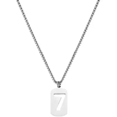 Women's Silver 7 Pendant Sweater Necklace Autumn Winter 2022