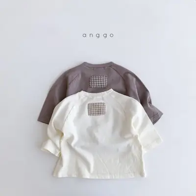 Spring Cotton T-Shirt Set for Boys White Grey