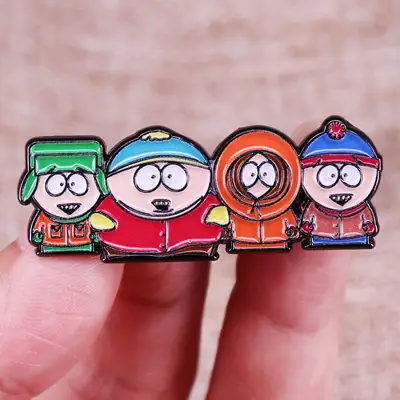 Kyle Cartman Anime Badge Set for Men Women