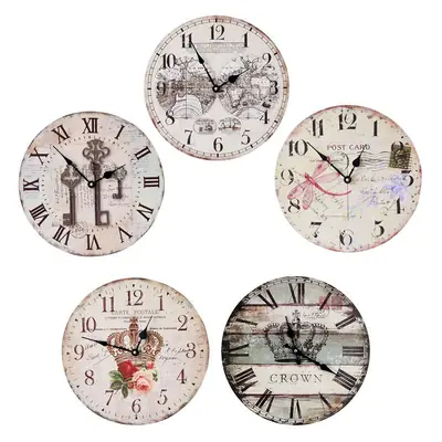 14" Backyard Self-Cleaning Wall Clock Modern Frame